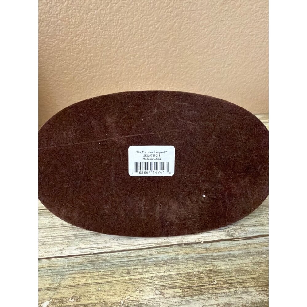 Lenox Carousel Leopard 2004 Porcelain Figurine w/ Wood Base in Box - Picture 5 of 16